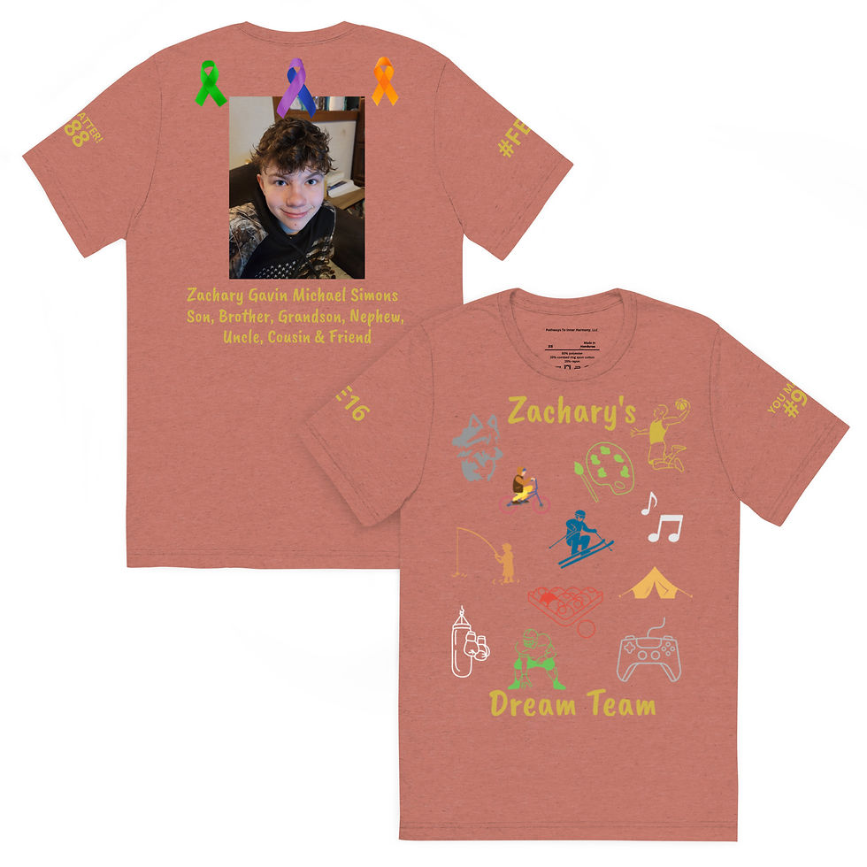 Thumbnail: Zachary's Dream Team 2025 Short sleeve t-shirt