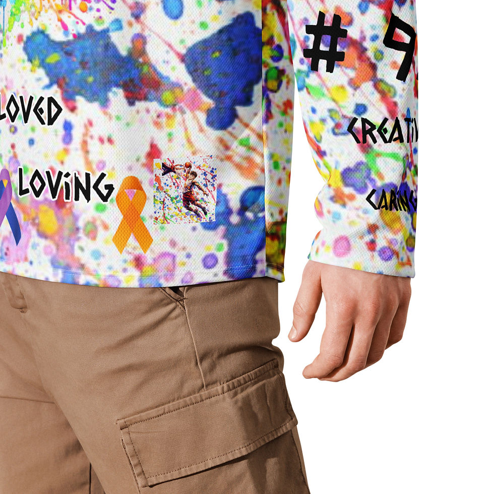 Thumbnail: Zachary's Dream Team 2026 Recycled hockey fan jersey