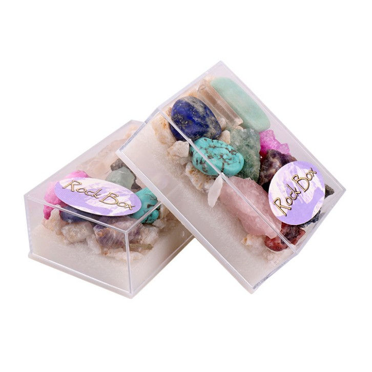 Thumbnail: Natural Rough Crystals Healing Stones in Box
