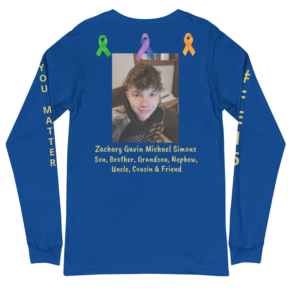 Thumbnail: Zachary's Dream Team 2025 Unisex Long Sleeve Tee
