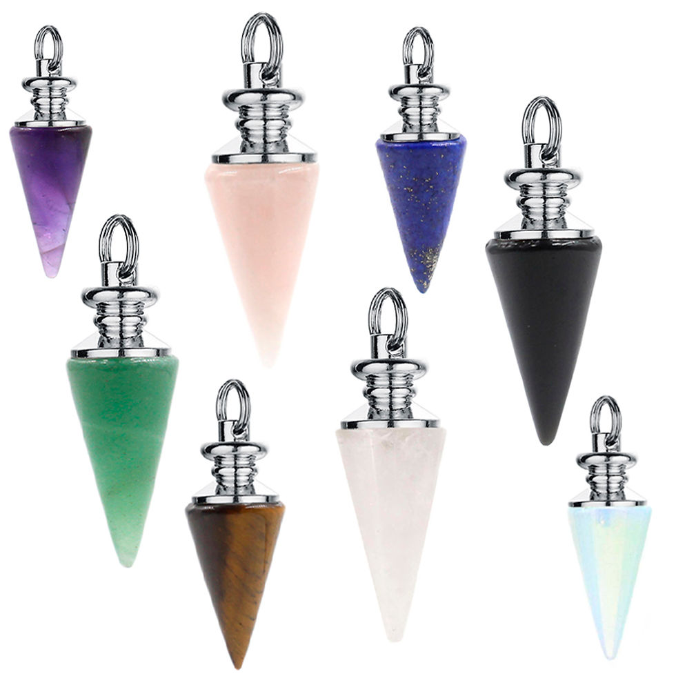 Thumbnail: Natural Quartz Crystal Point Necklace