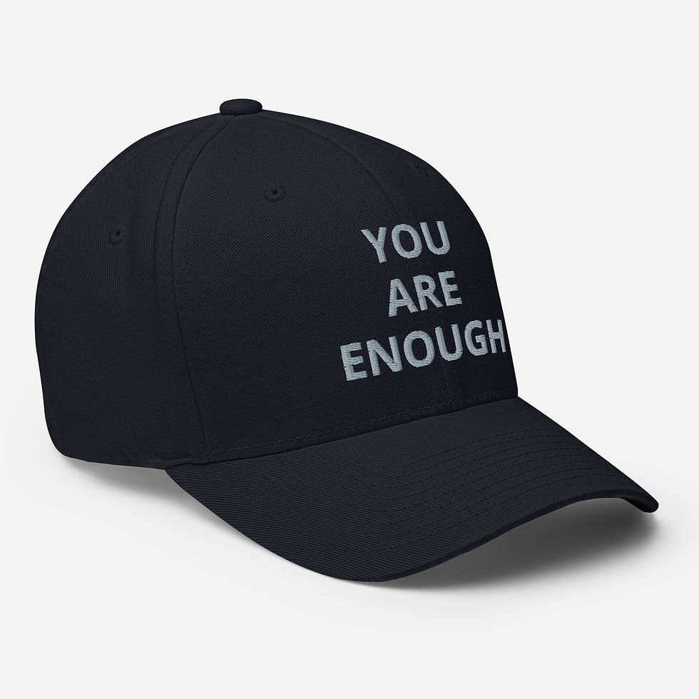 Thumbnail: YOU ARE ENOUGH Structured Twill Cap
