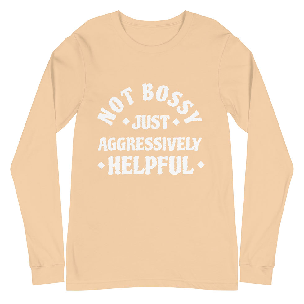 Thumbnail: NOT BOSSY Unisex Long Sleeve Tee