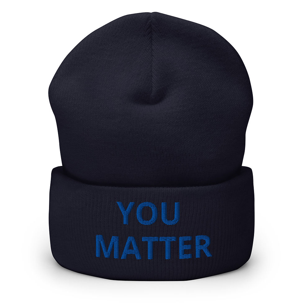 Thumbnail: YOU MATTER Cuffed Beanie