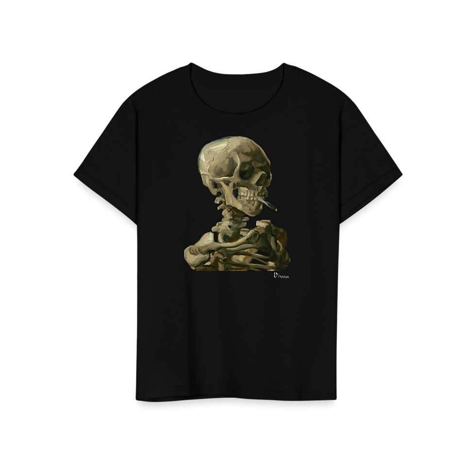 Thumbnail: Van Gogh Skull of a Skeleton With Burning Cigarette 1886 T-Shirt