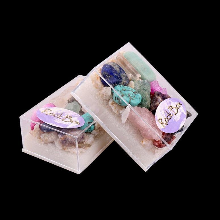 Thumbnail: Natural Rough Crystals Healing Stones in Box