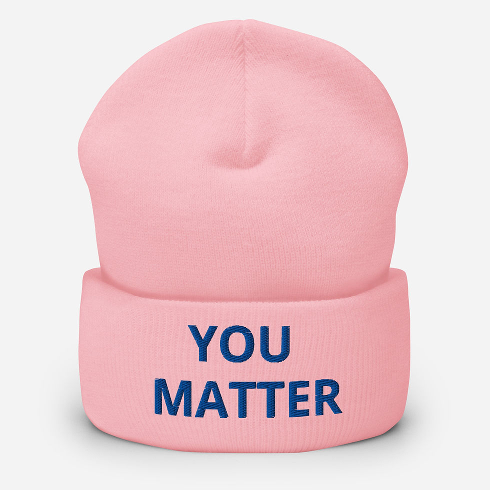 Thumbnail: YOU MATTER Cuffed Beanie
