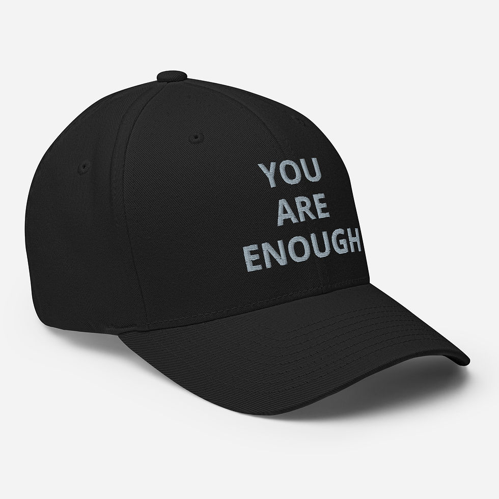 Thumbnail: YOU ARE ENOUGH Structured Twill Cap