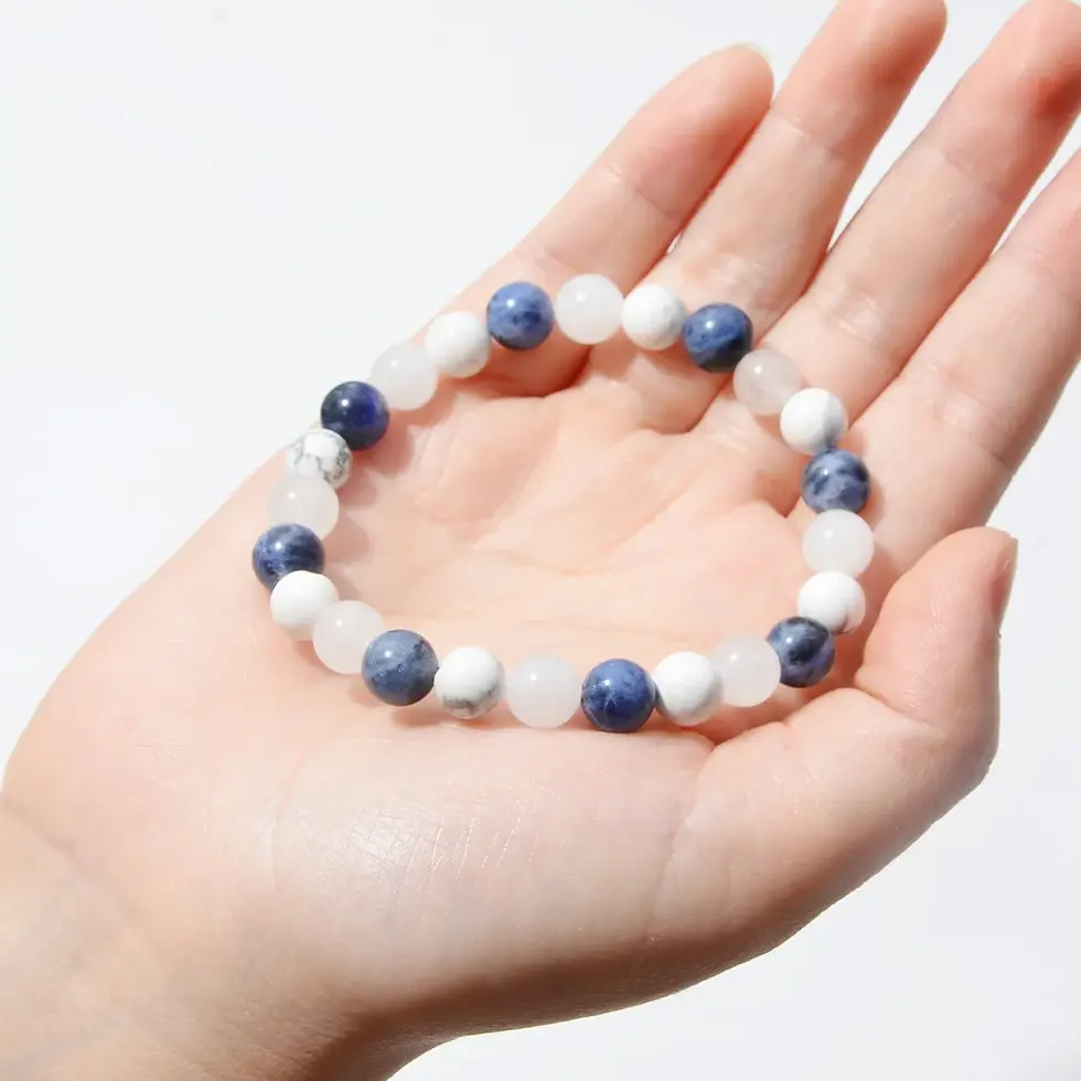 Thumbnail: Calming Crystal Bracelet With Wish Card