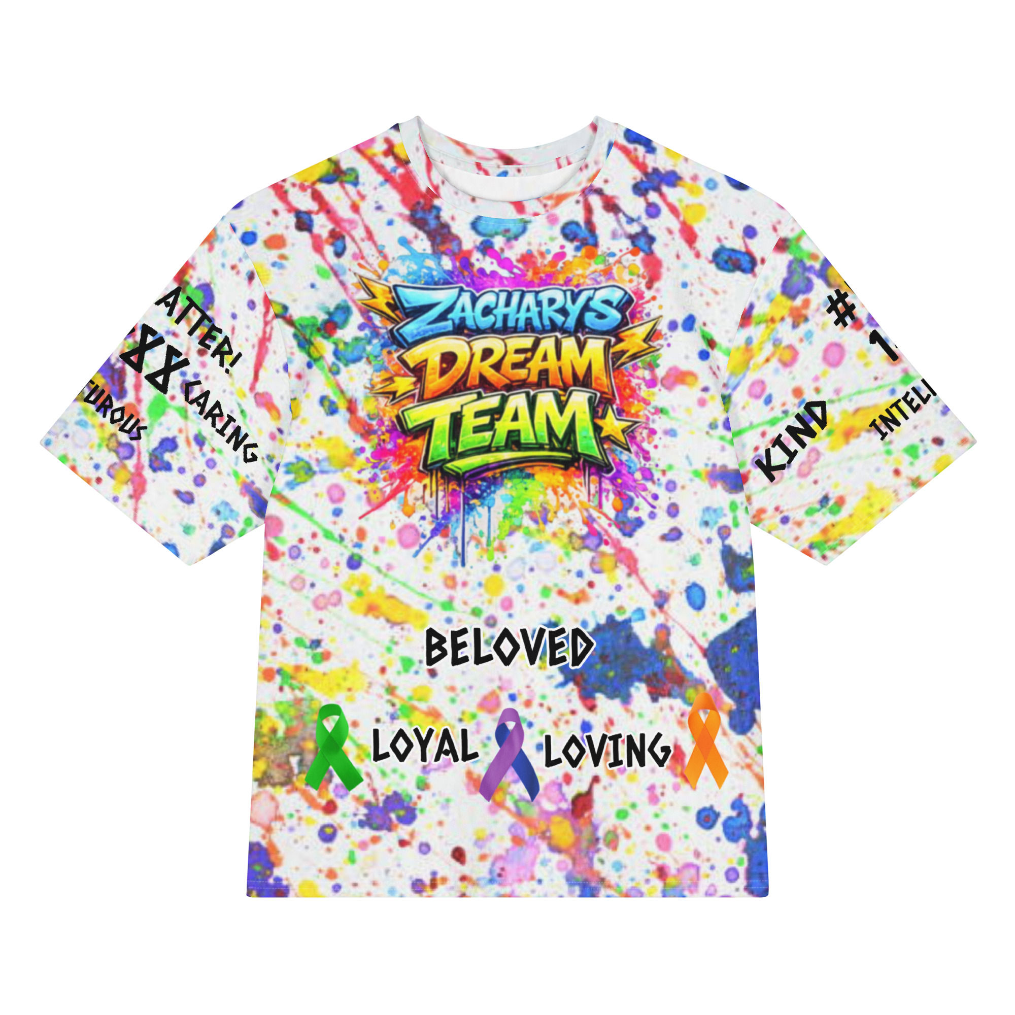 Zachary's Dream Team 2026 Oversized cotton t-shirt