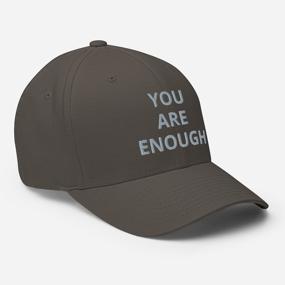 Thumbnail: YOU ARE ENOUGH Structured Twill Cap