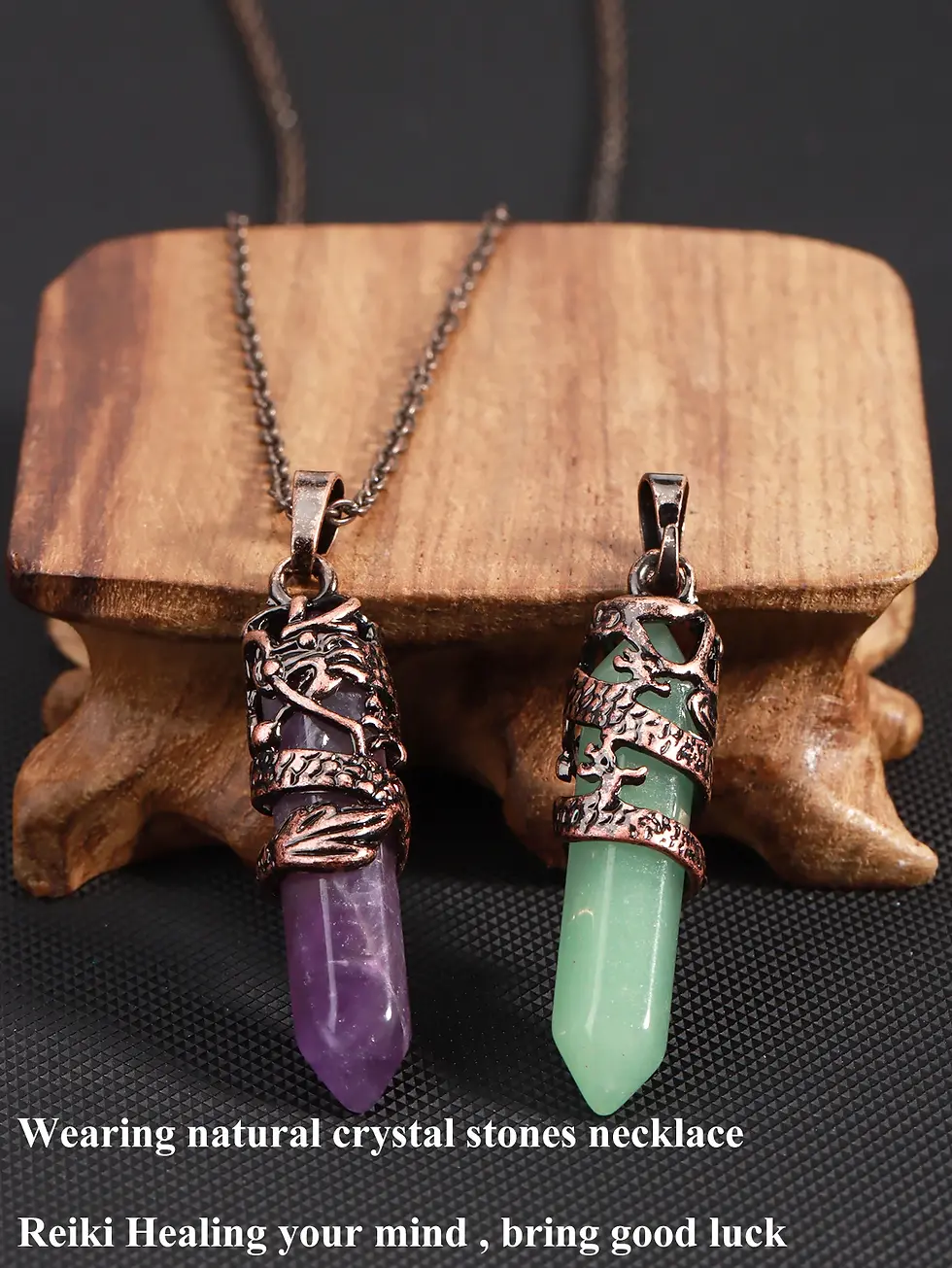 Thumbnail: Dragon Stone Quartz Necklaces