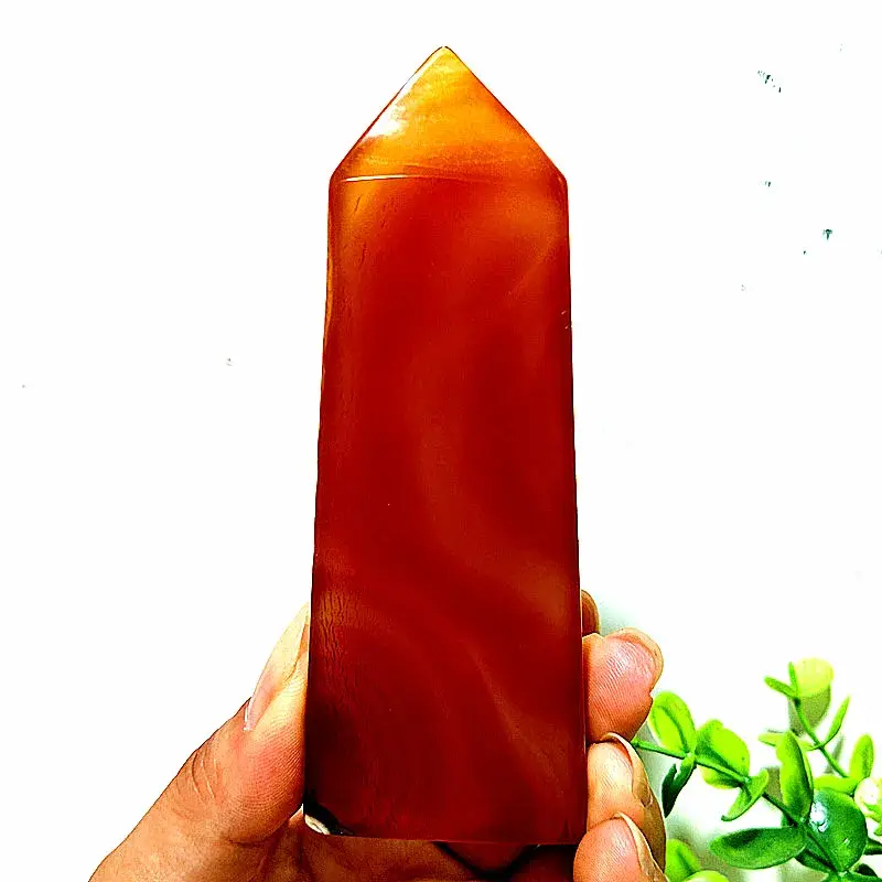 Thumbnail: Natural Red Agate Tower Point