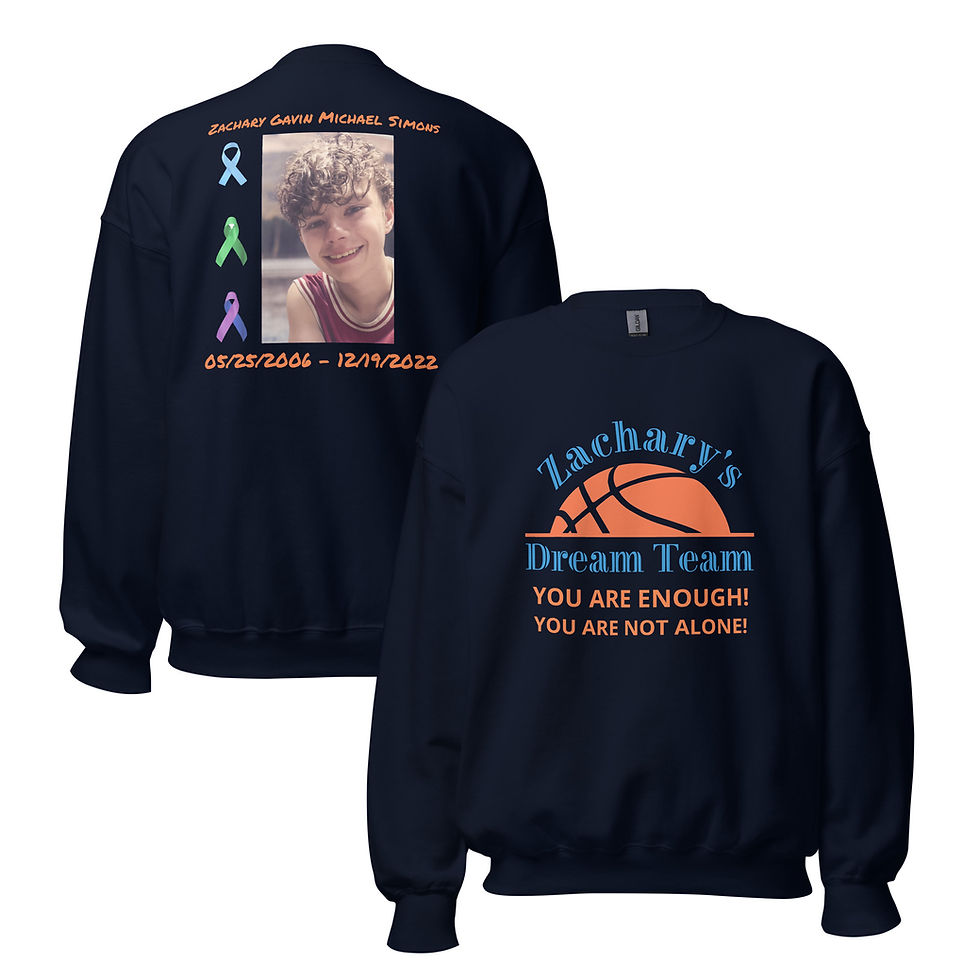 Thumbnail: Zachary's Dream Team 2024 Unisex Sweatshirt
