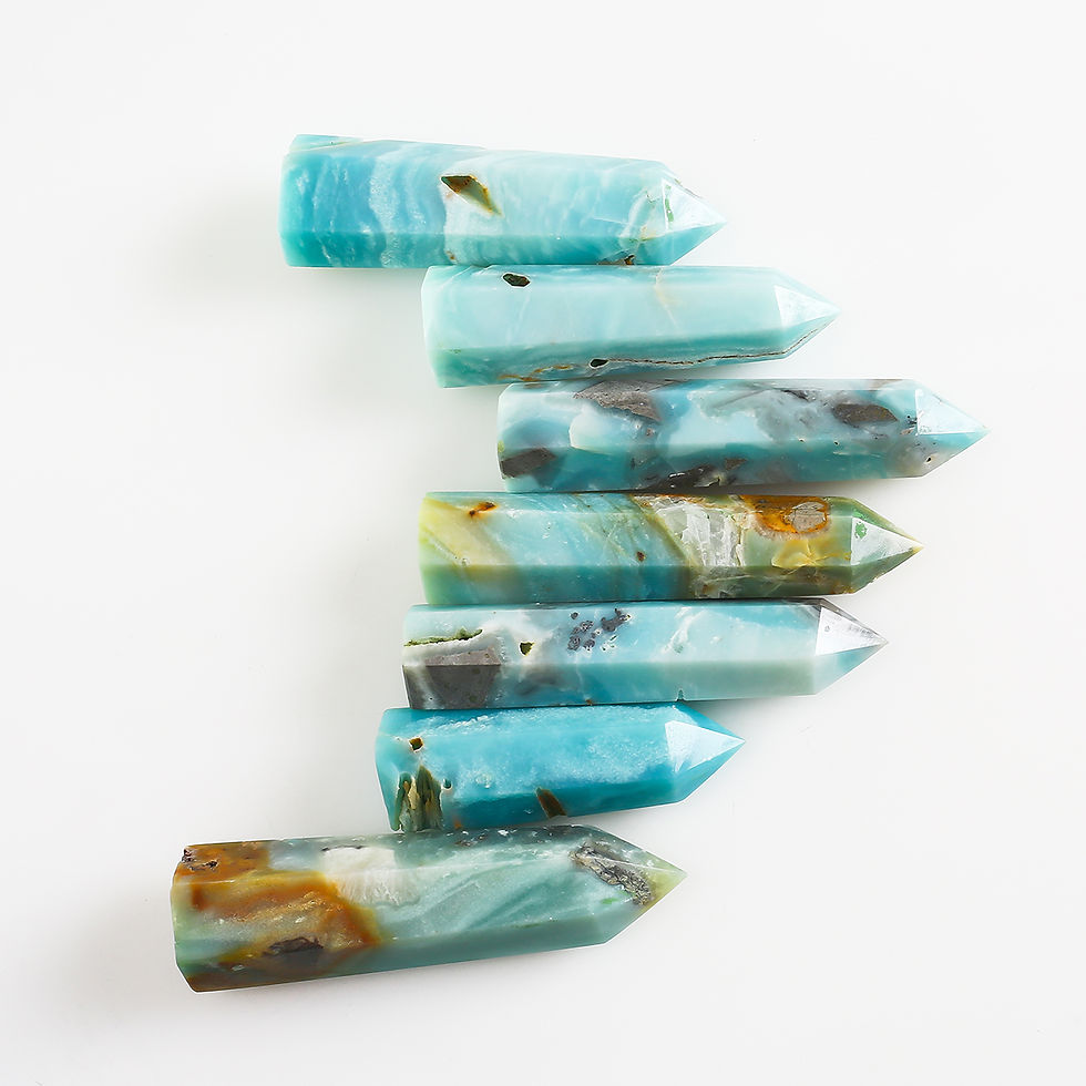 Thumbnail: Natural Caribbean Calcite Points