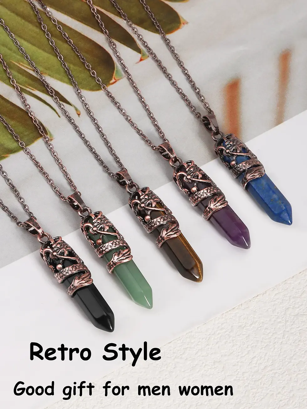 Thumbnail: Dragon Stone Quartz Necklaces