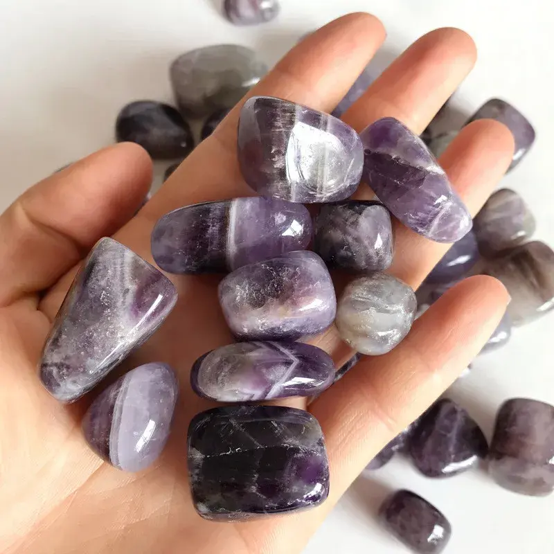 100g 15-25mm Natural Dream Amethyst Crystal Stones