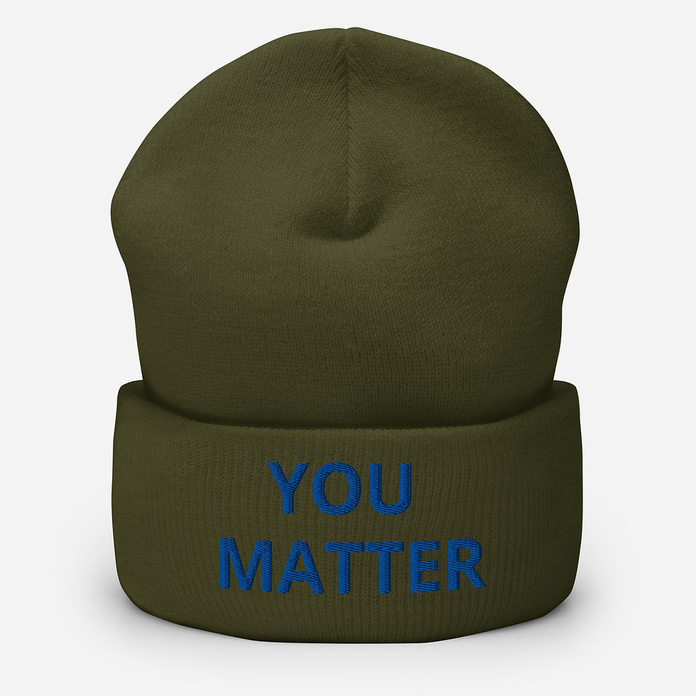 Thumbnail: YOU MATTER Cuffed Beanie
