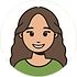 A simple cartoon image of Ruby; a woman with brown hair and light skin who is smiling and wearing a green shirt. 