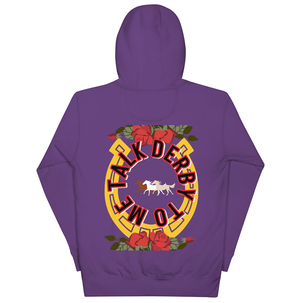 Thumbnail: Talk Derby To Me, Unisex Hoodie 