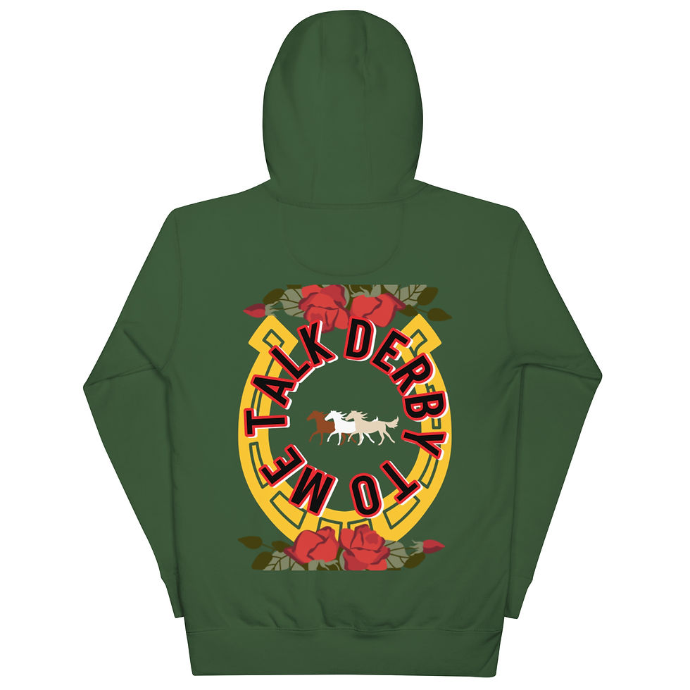 Thumbnail: Talk Derby To Me, Unisex Hoodie 