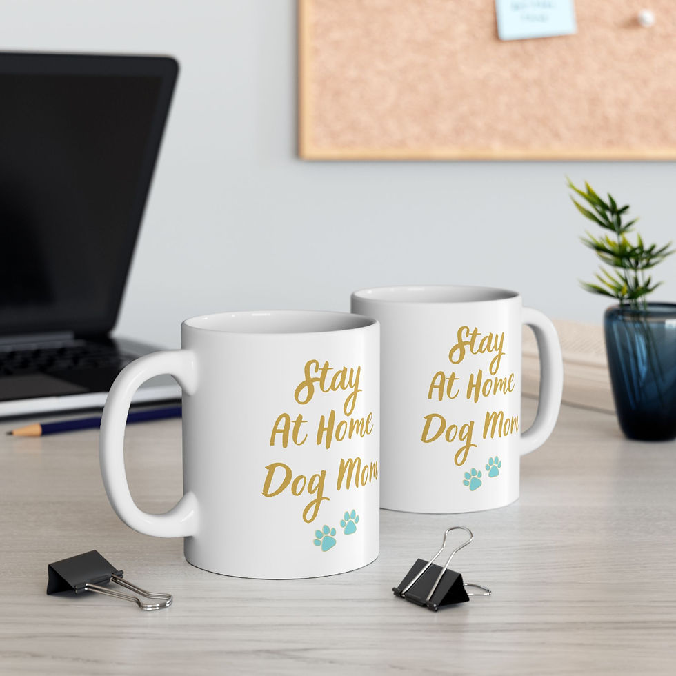 Thumbnail: Stay at Home Dog Mom Ceramic Mug