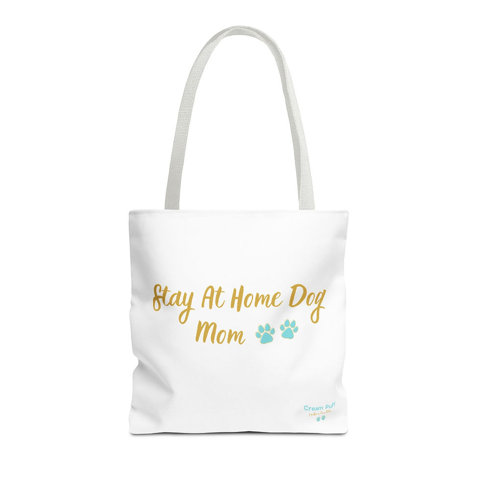 Thumbnail: Stay at Home Dog Mom Signature Tote Bag