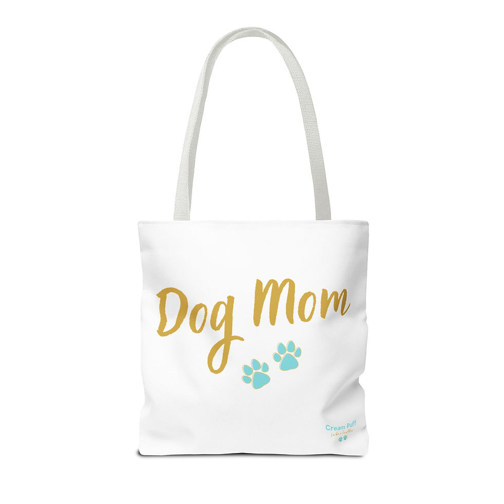 Thumbnail: Dog Mom Signature Tote Bag