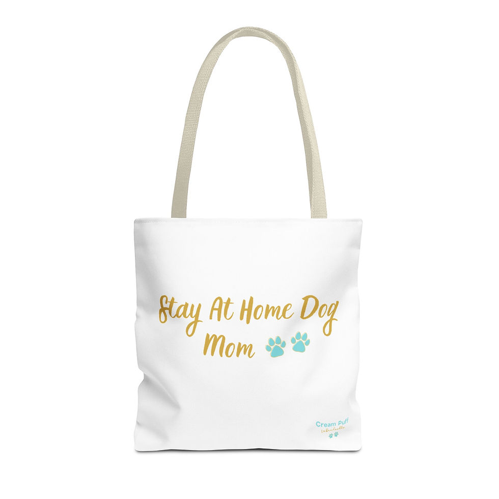 Thumbnail: Stay at Home Dog Mom Signature Tote Bag