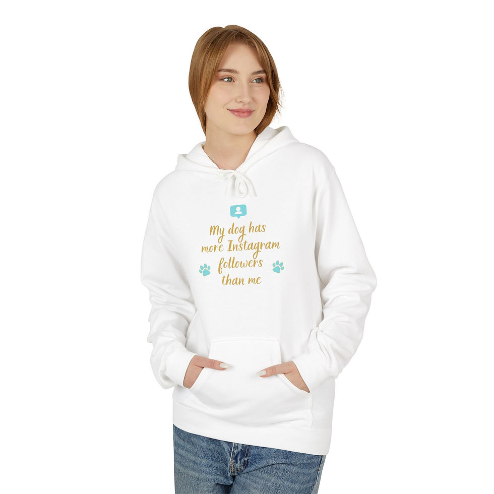 Thumbnail: My Dog Has More Instagram Followers Than Me Instafamous Dog Statement hoodie