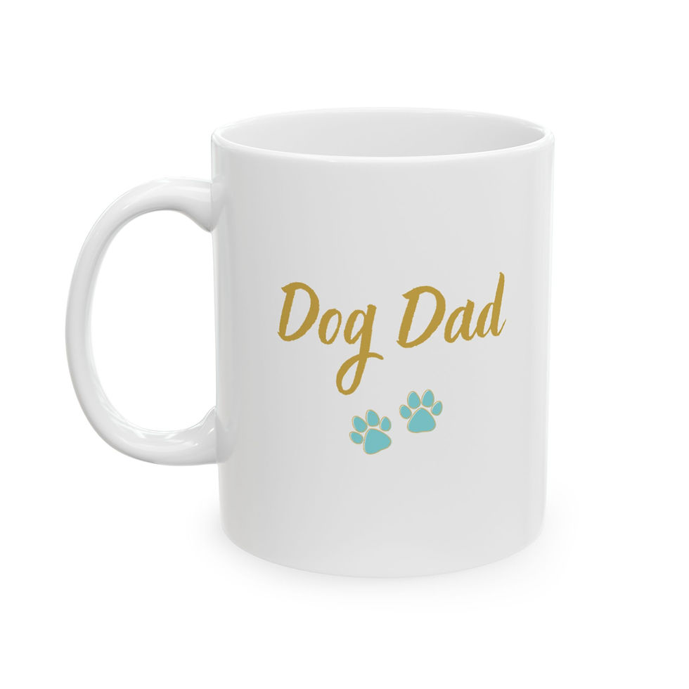 Thumbnail: Dog Dad Signature Ceramic Mug