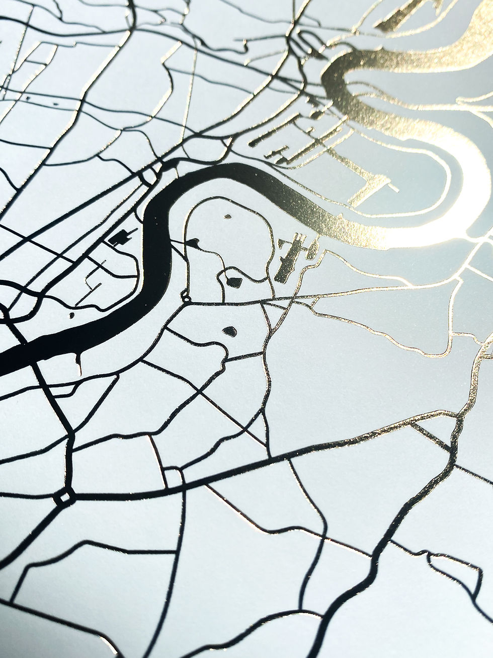 Thumbnail: Sydney Artwork in Gold Foil