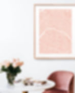 Paris Wall Art Pink