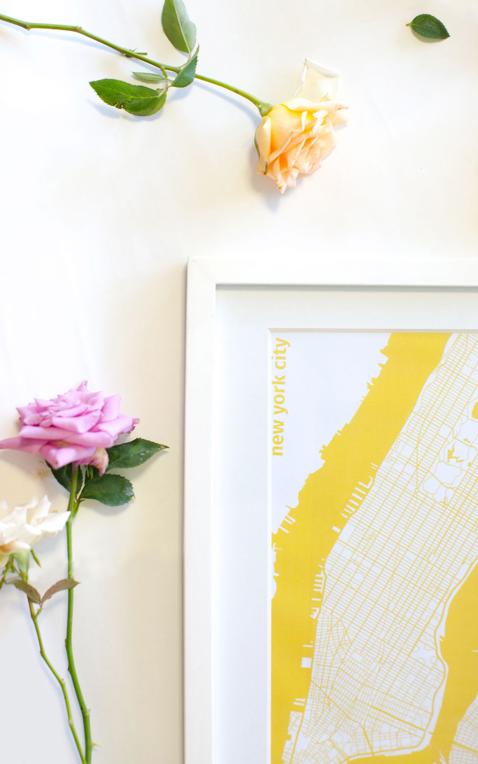 Thumbnail: I Left My Heart in New York City - Matte Map Artwork