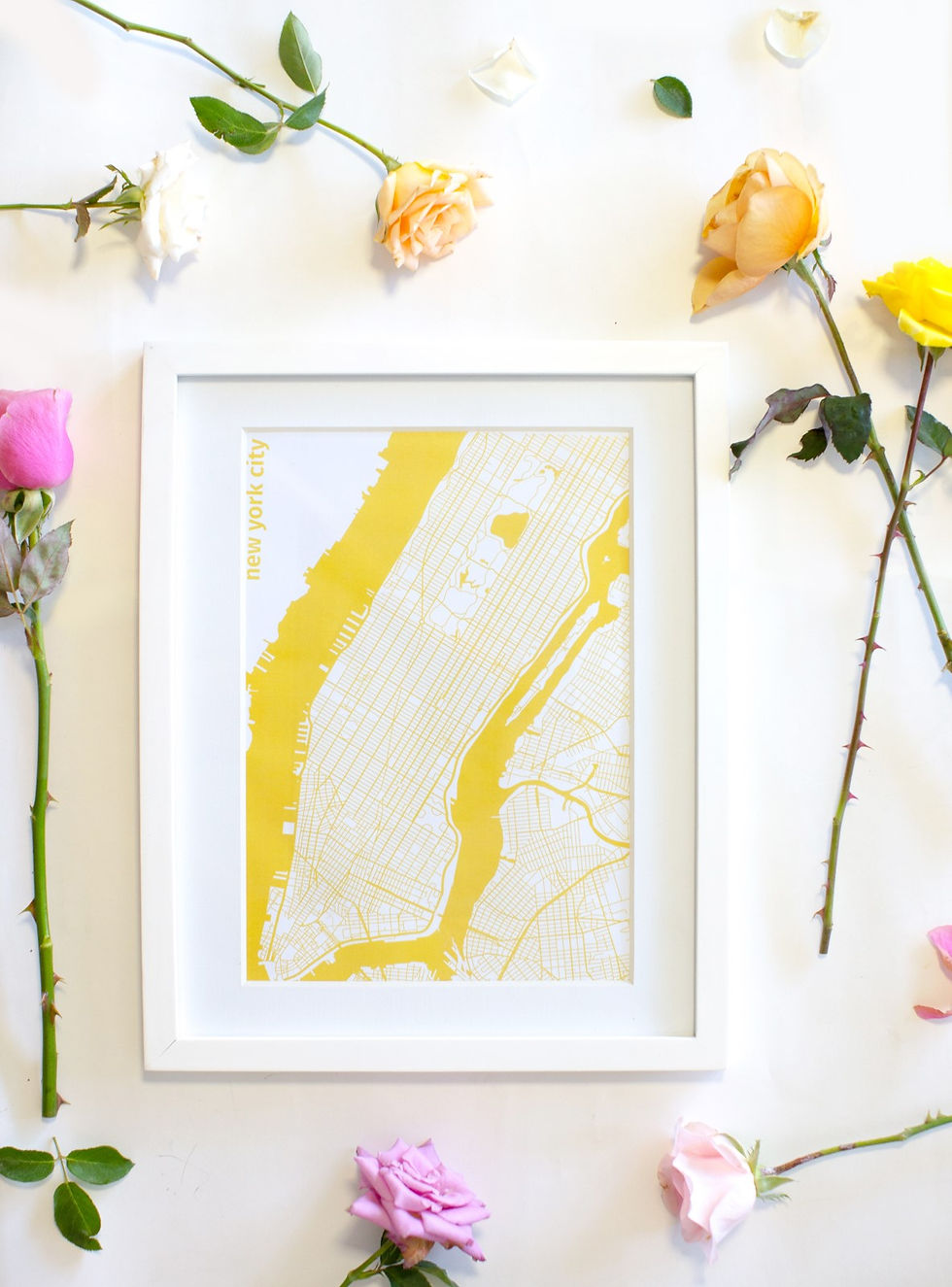 Thumbnail: I Left My Heart in New York City - Matte Map Artwork