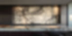 Blurred Background of Elegant Modern Kitchen with Luxurious Marble Countertop and Backspla