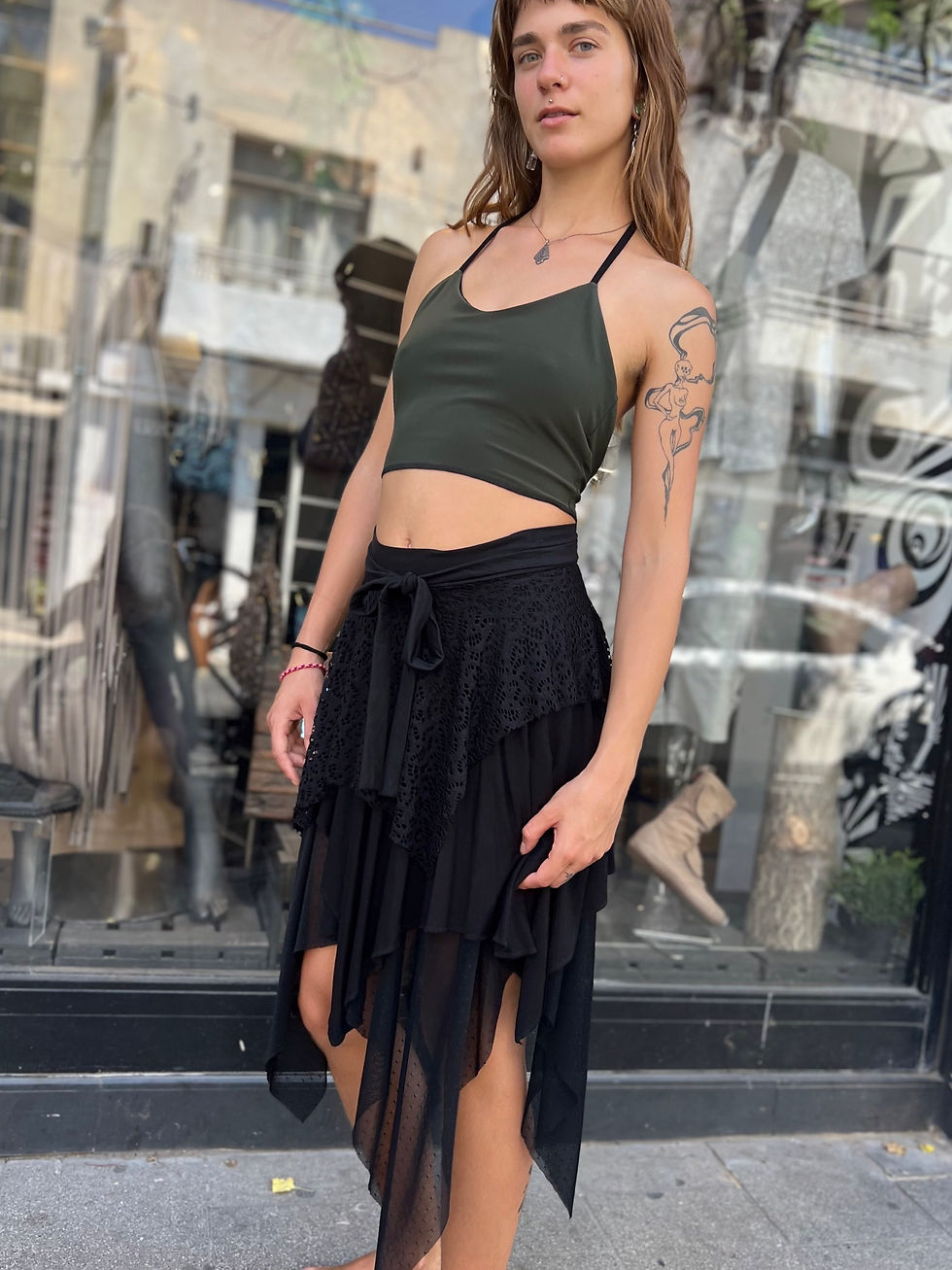 תמונה ממוזערת: חצאית DARK RAINBOW