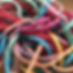lots of elastics together in dull colors.jpg