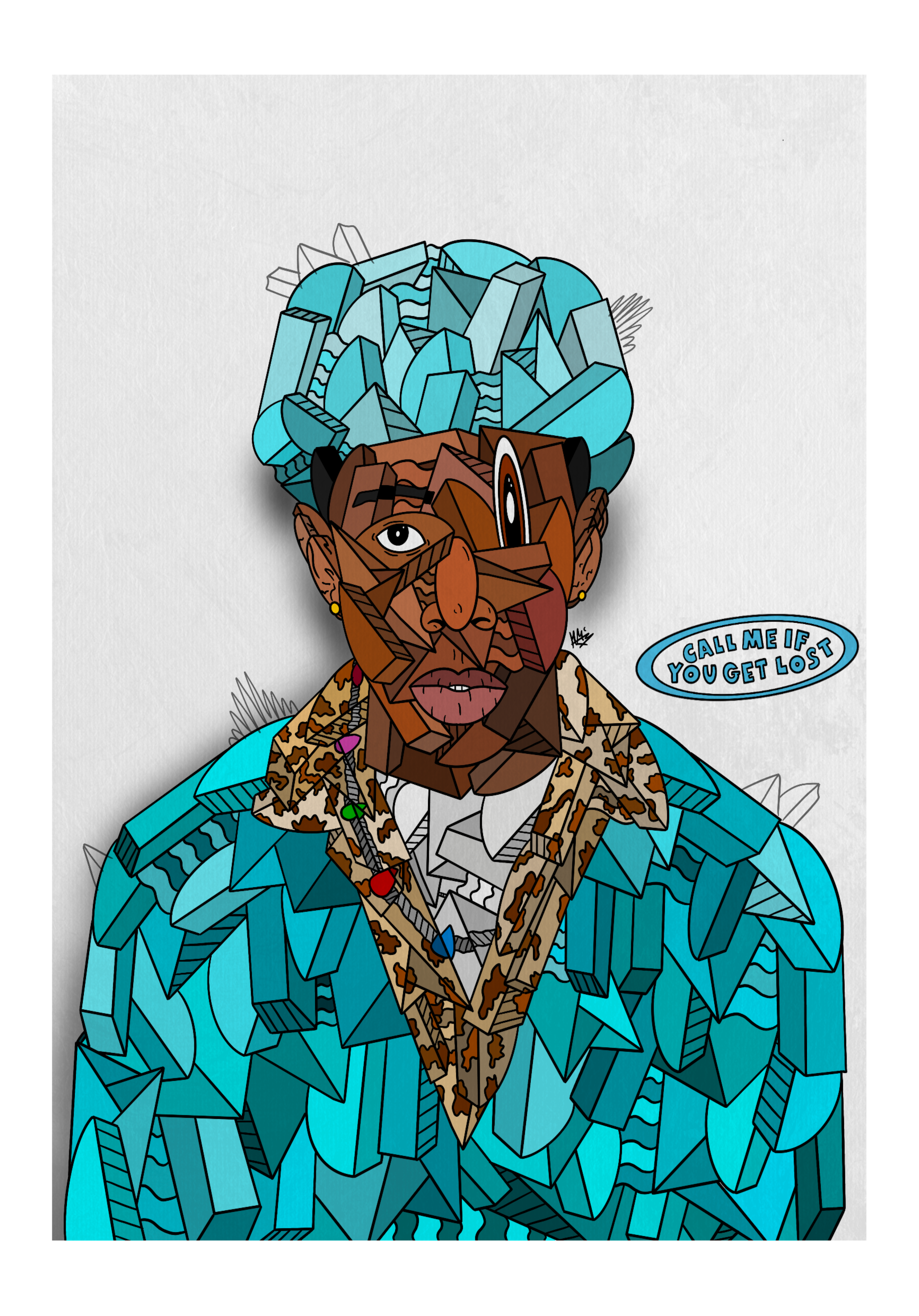 'TYLER' A4 Signed Print