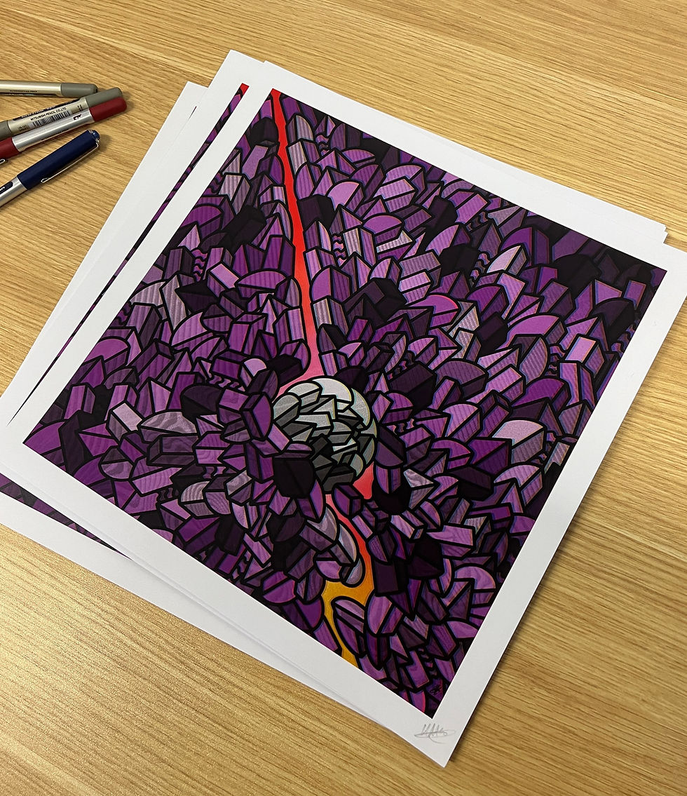 Thumbnail: 'Currents', Signed Print (12x12)