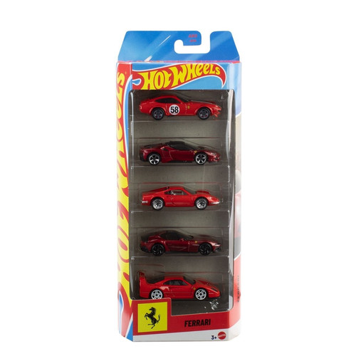 Hot Wheels Ferrari Vehicle 5-Pack | Timeless Treasures