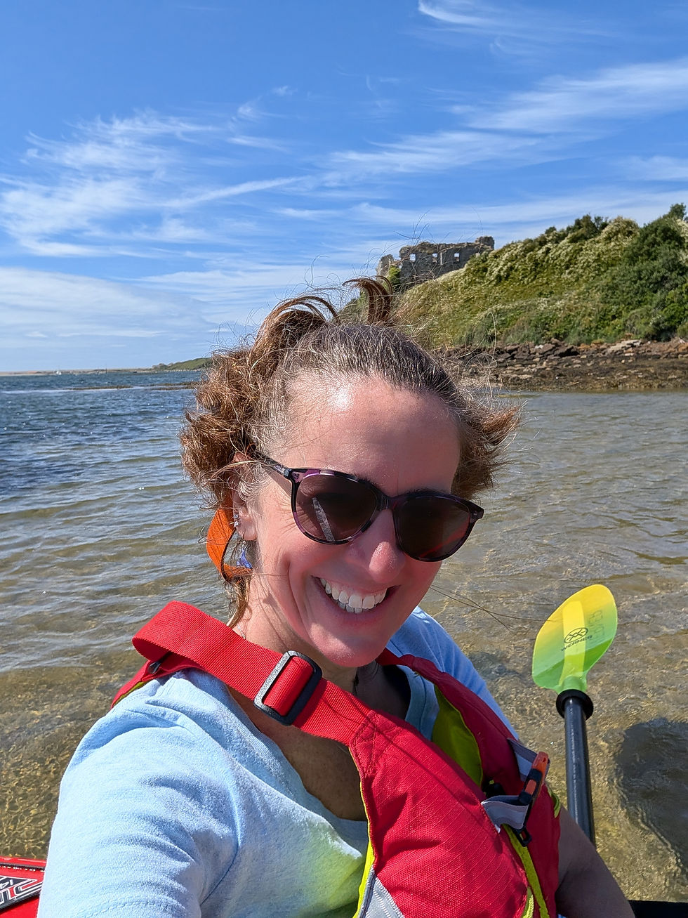 Picture perfect day paddling along the coast of Portland, UK