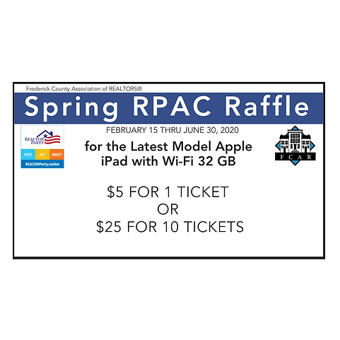 Copy of RPAC Spring Raffle Ticket 2020 (