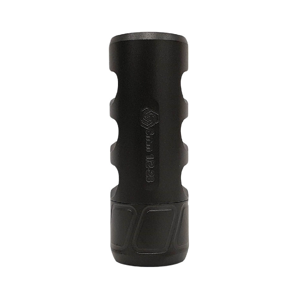 Thumbnail: Spearhead Tracker Self Timing Muzzle Brake 3 Port