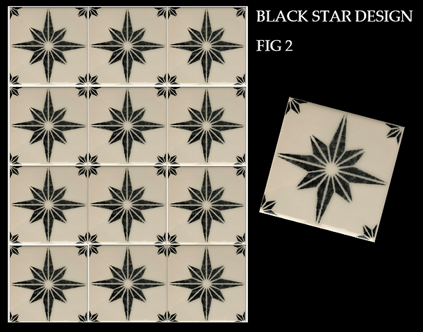 Star tiles for kitchen and bathrooms