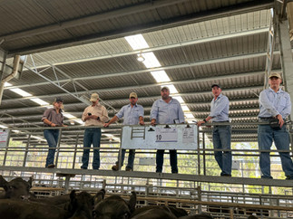 Geoff Oliver, local Yea beef producer (who was obviously too tall for the frame :-))