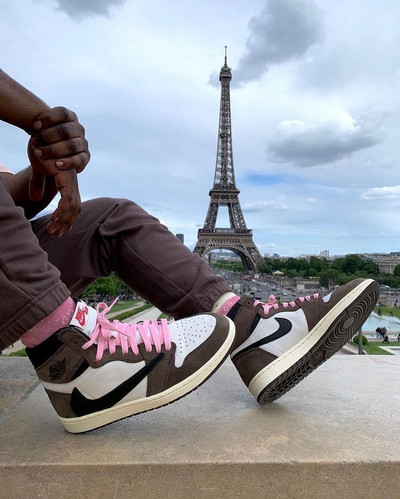 Travis Scott x NIKE Air JODAN1ダークモカ Jordan 1 Retro Low OG SP Travis Scott Mocha Men's - CQ4277