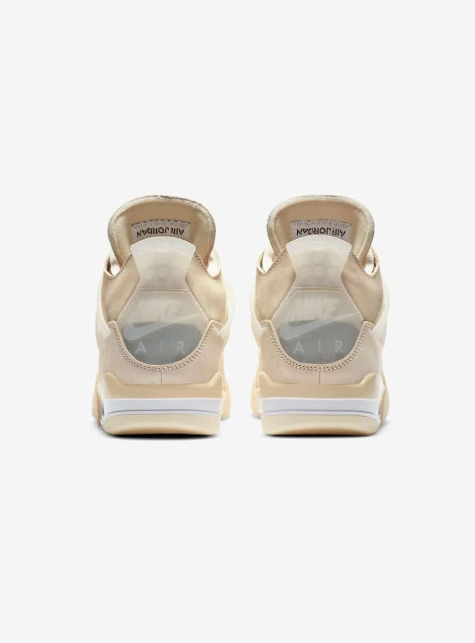 Alpha Dernier  Off-White x Air Jordan 4 Retro SP “Sail Sneaker Shoes For Men