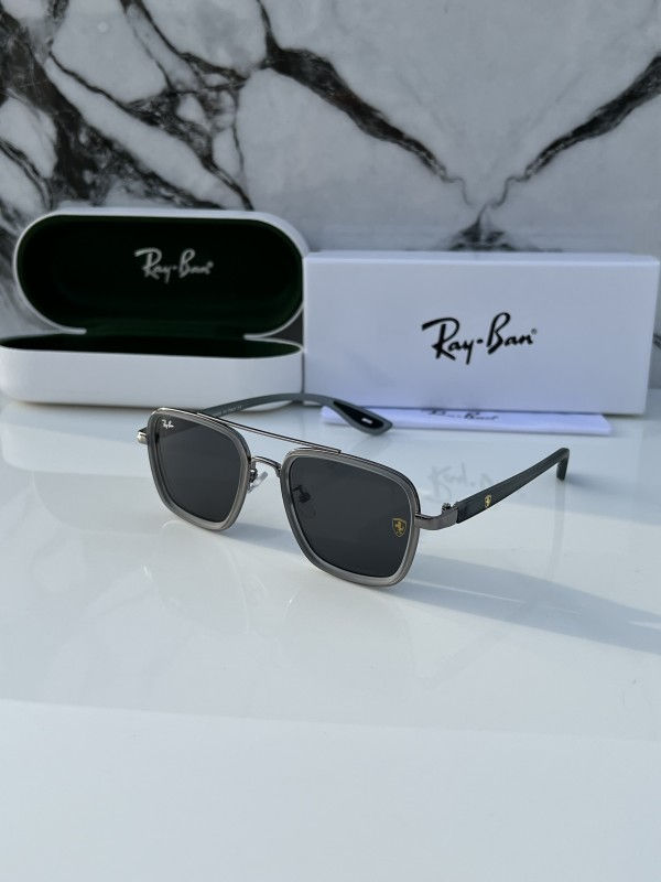 RAY-BAN 06 Grey Black sunglasses for Men and Women