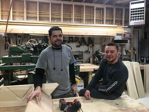 Than & Angel, owners of Pinto carpentry
